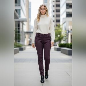 Bench Women's Cozy small fleece lined medium weight long pants NWT lavender